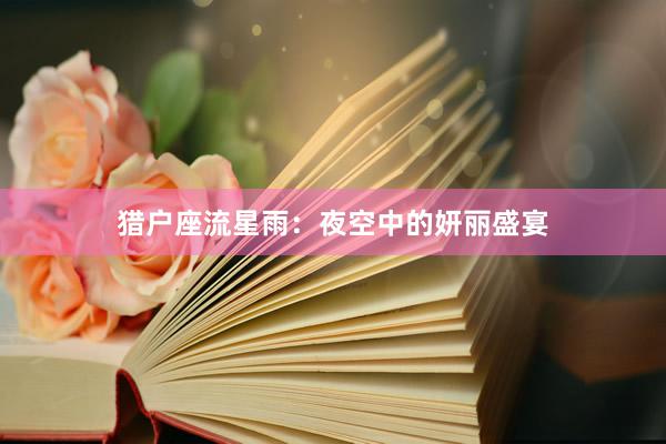 猎户座流星雨：夜空中的妍丽盛宴